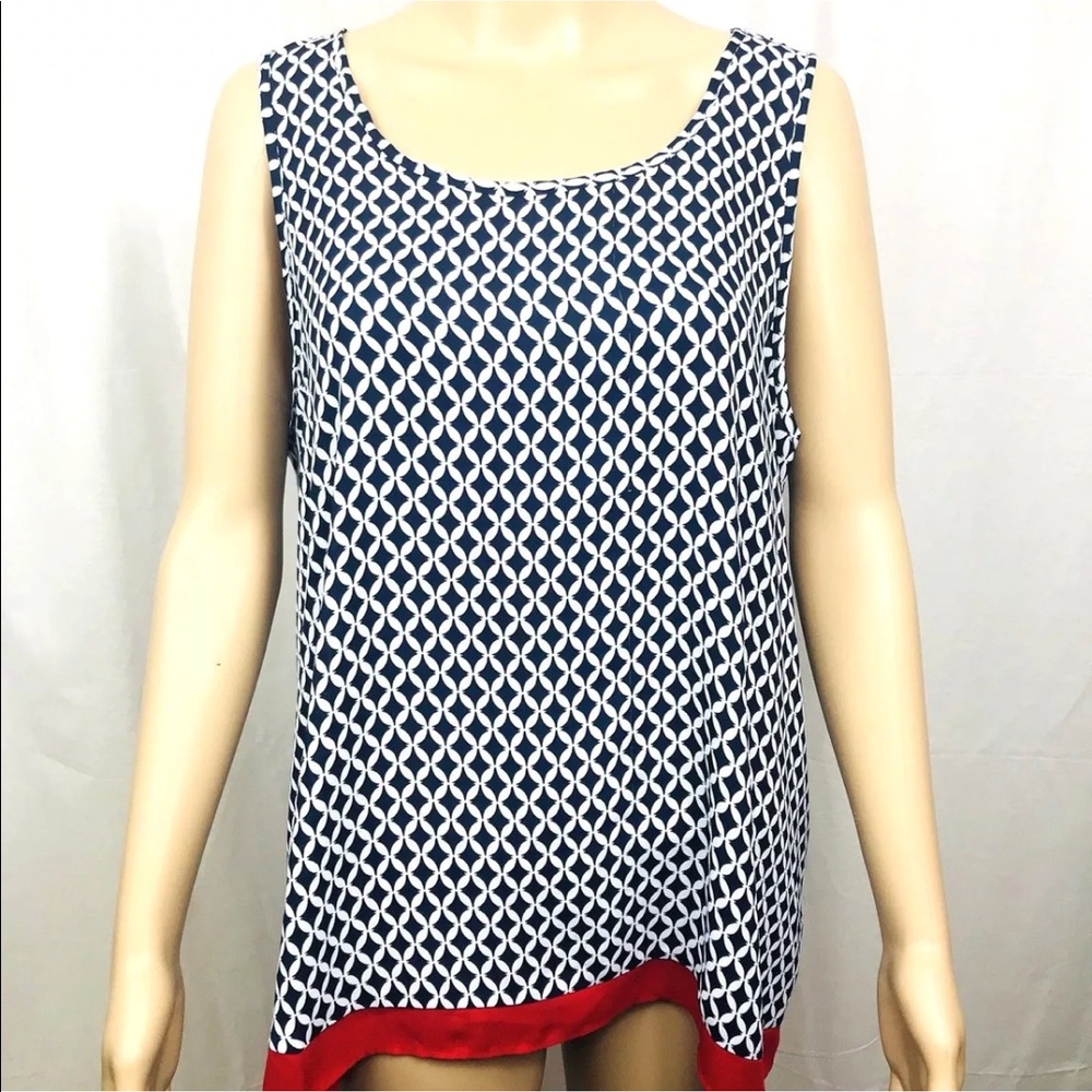 Zac & Rachel Blouse Size XL Ladies Sleeveless